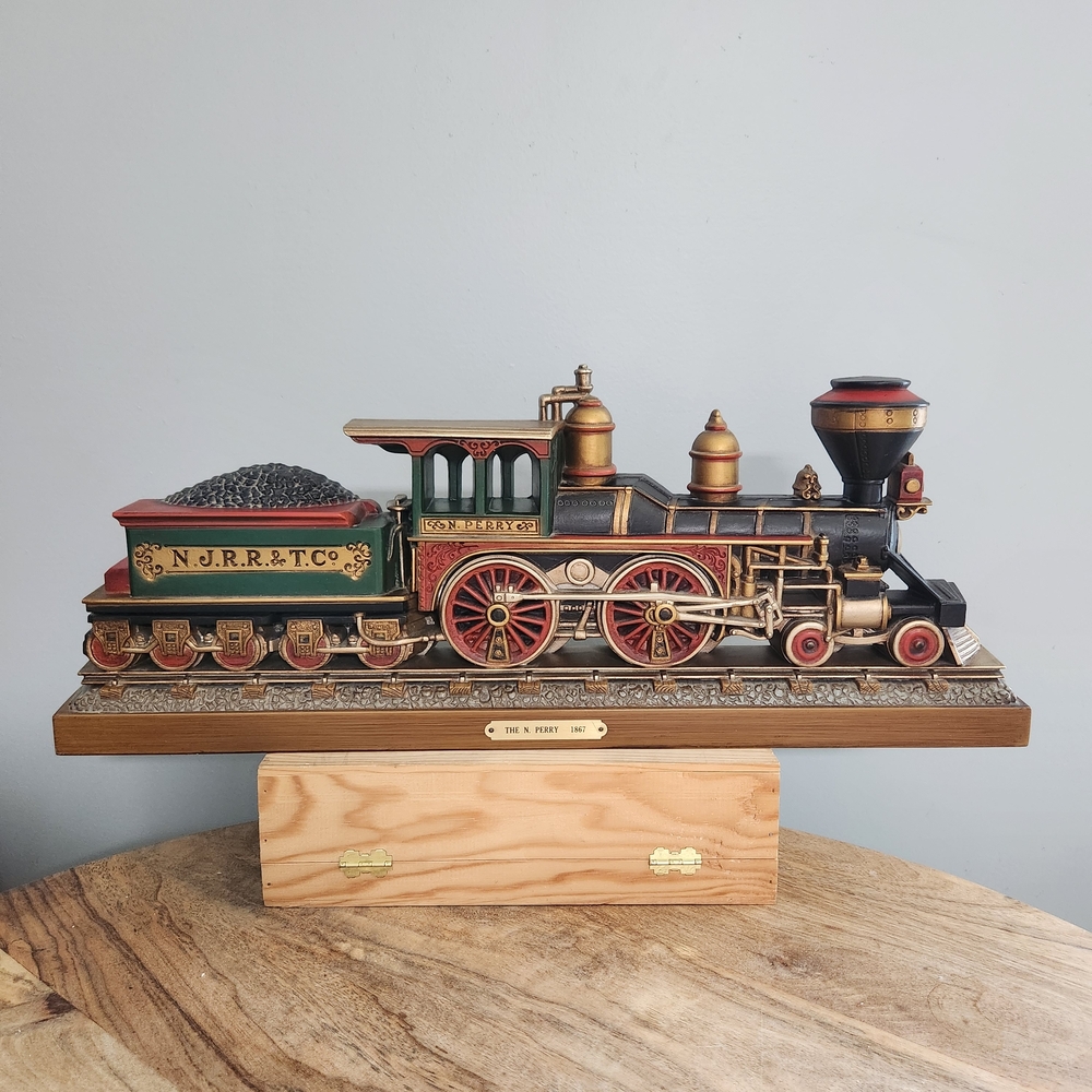 Decorative Vintage-Style Model Train Locomotive - The N Perry 1867